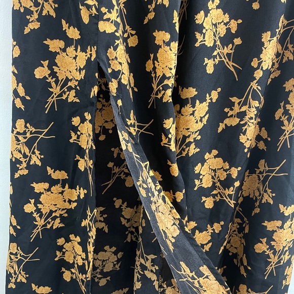 Shein Black/Mustard Yellow Maxi Shirt Sz(L) - Picture 5 of 7